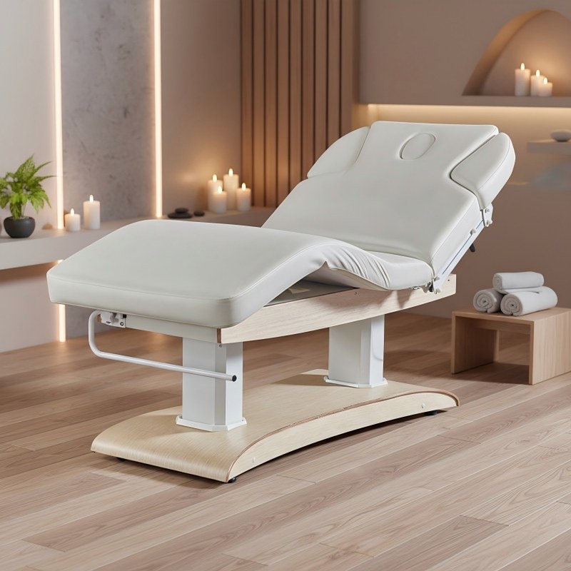 Health Within Wellness Center - Meja Pijat Elektrik dengan Alas Kayu