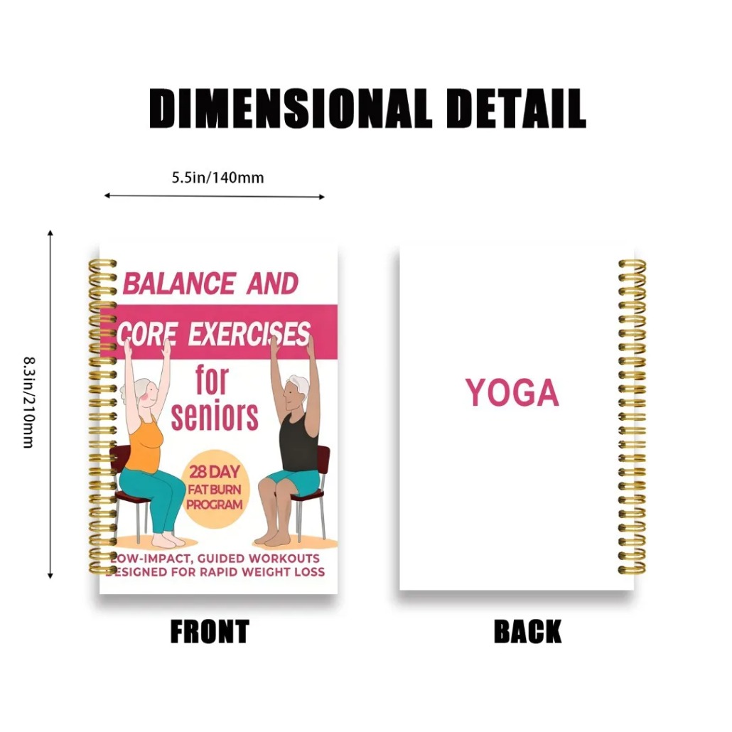 Buku Catatan Latihan Yoga untu - Fitness Journal Planner ulasan dan harga