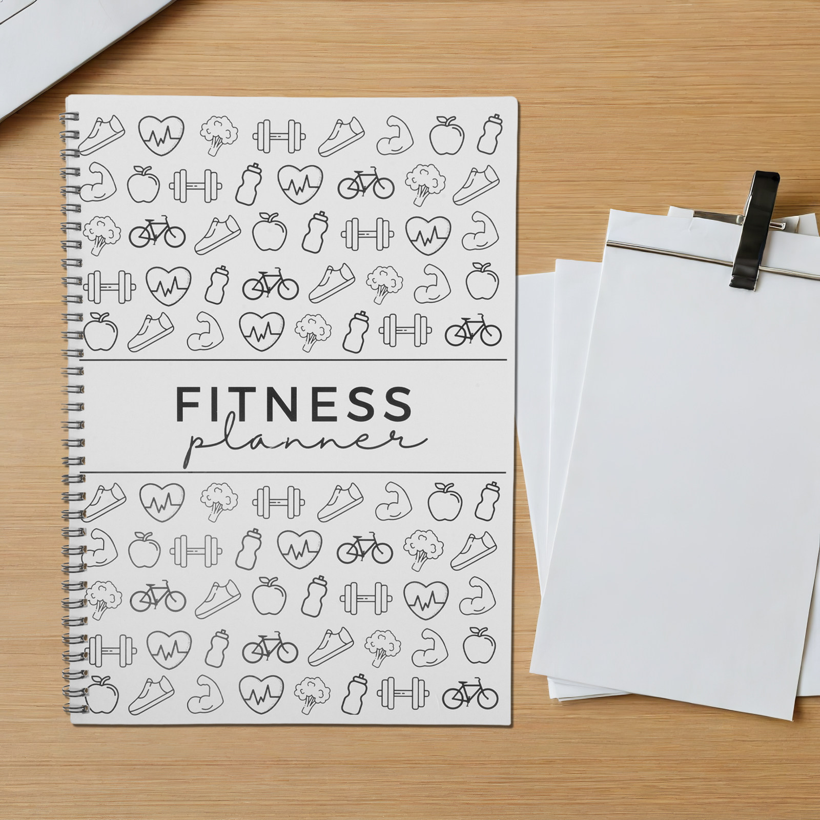 Perencana Kebugaran Jurnal Lat - Fitness Journal Planner ulasan dan harga