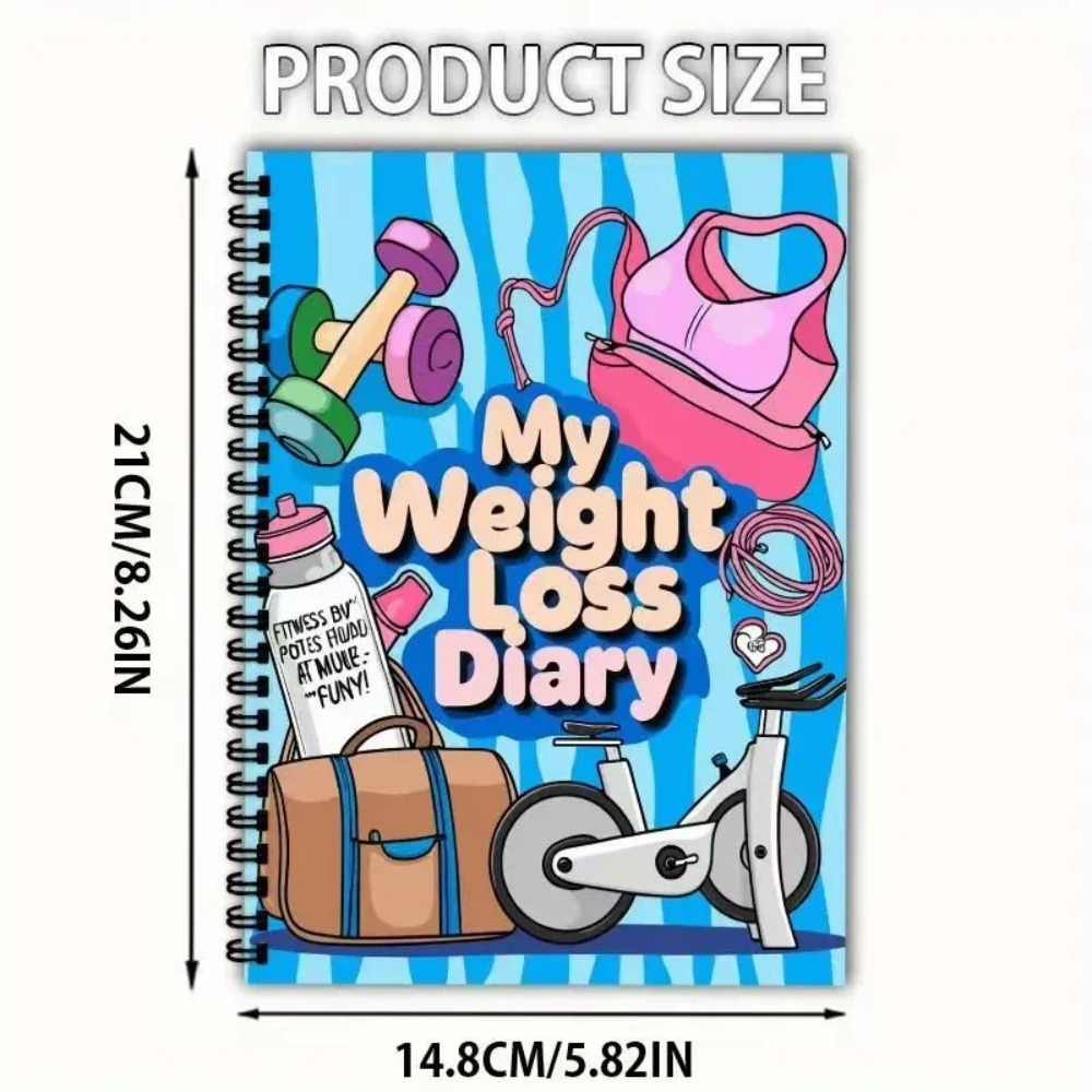 Jurnal Rencana Penurunan Berat - Fitness Journal Planner ulasan dan harga