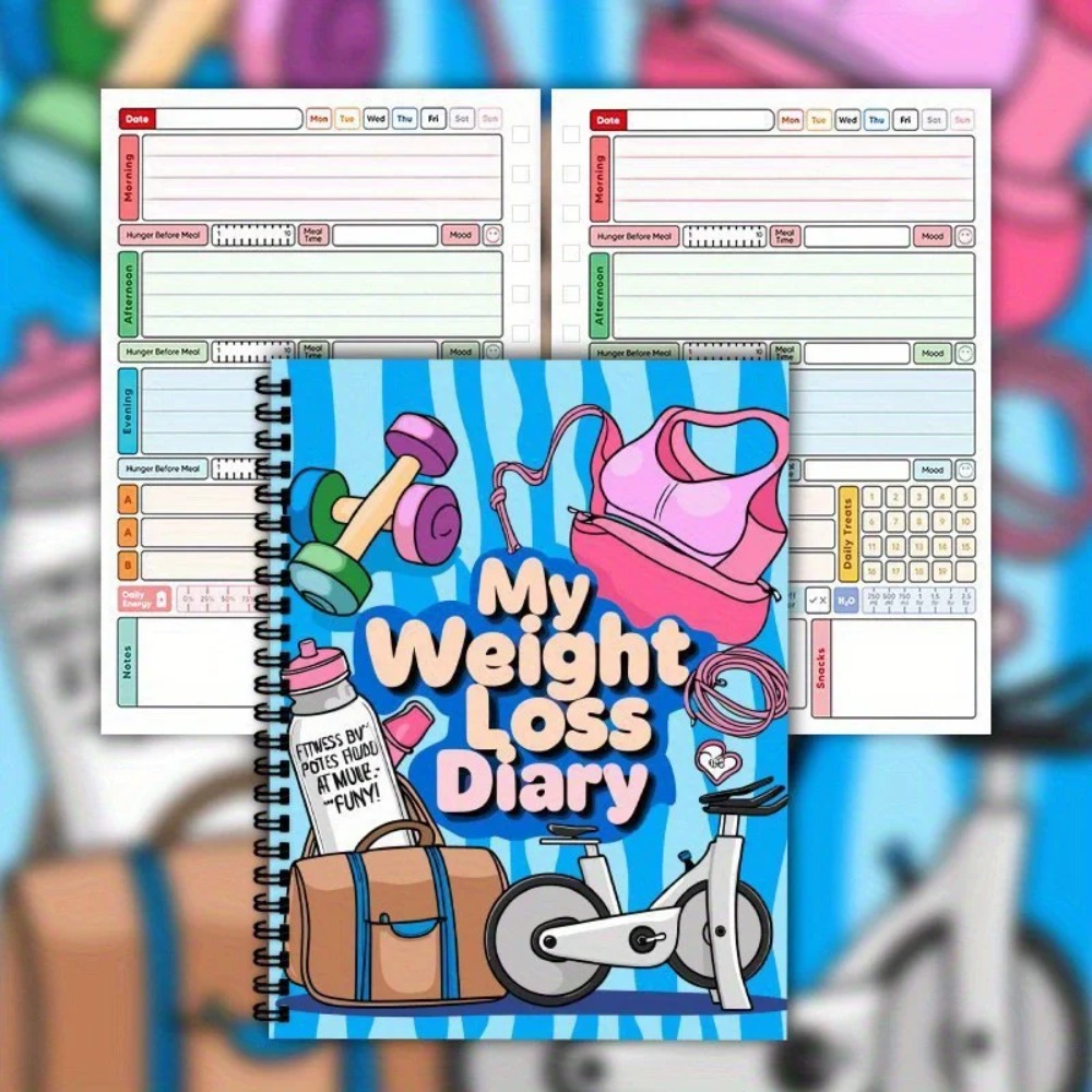 Jurnal Rencana Penurunan Berat - Fitness Journal Planner ulasan dan harga