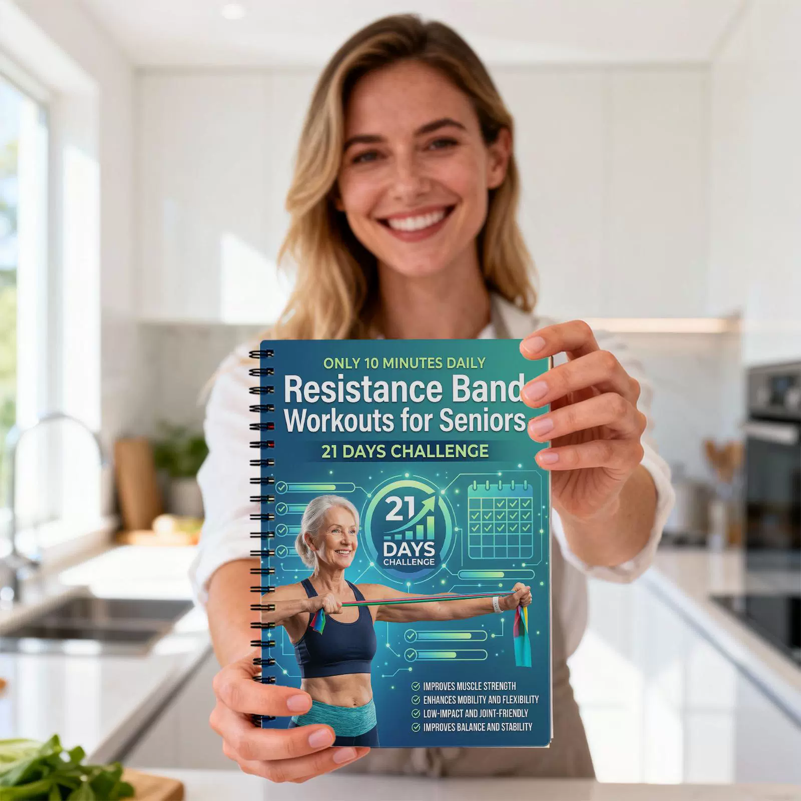 Buku Latihan Resistance Band u - Fitness Journal Planner ulasan dan harga