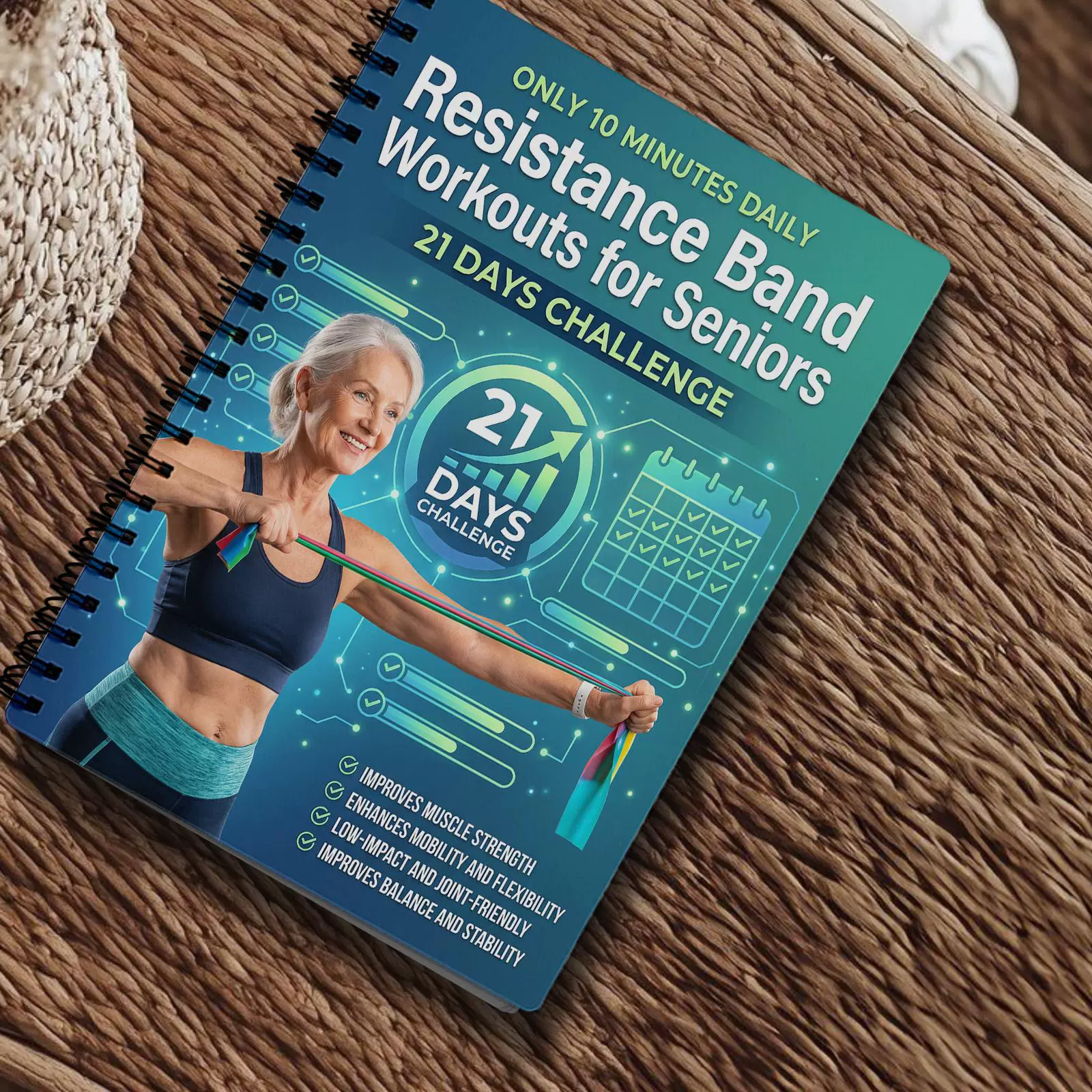 Buku Latihan Resistance Band u - Fitness Journal Planner ulasan dan harga
